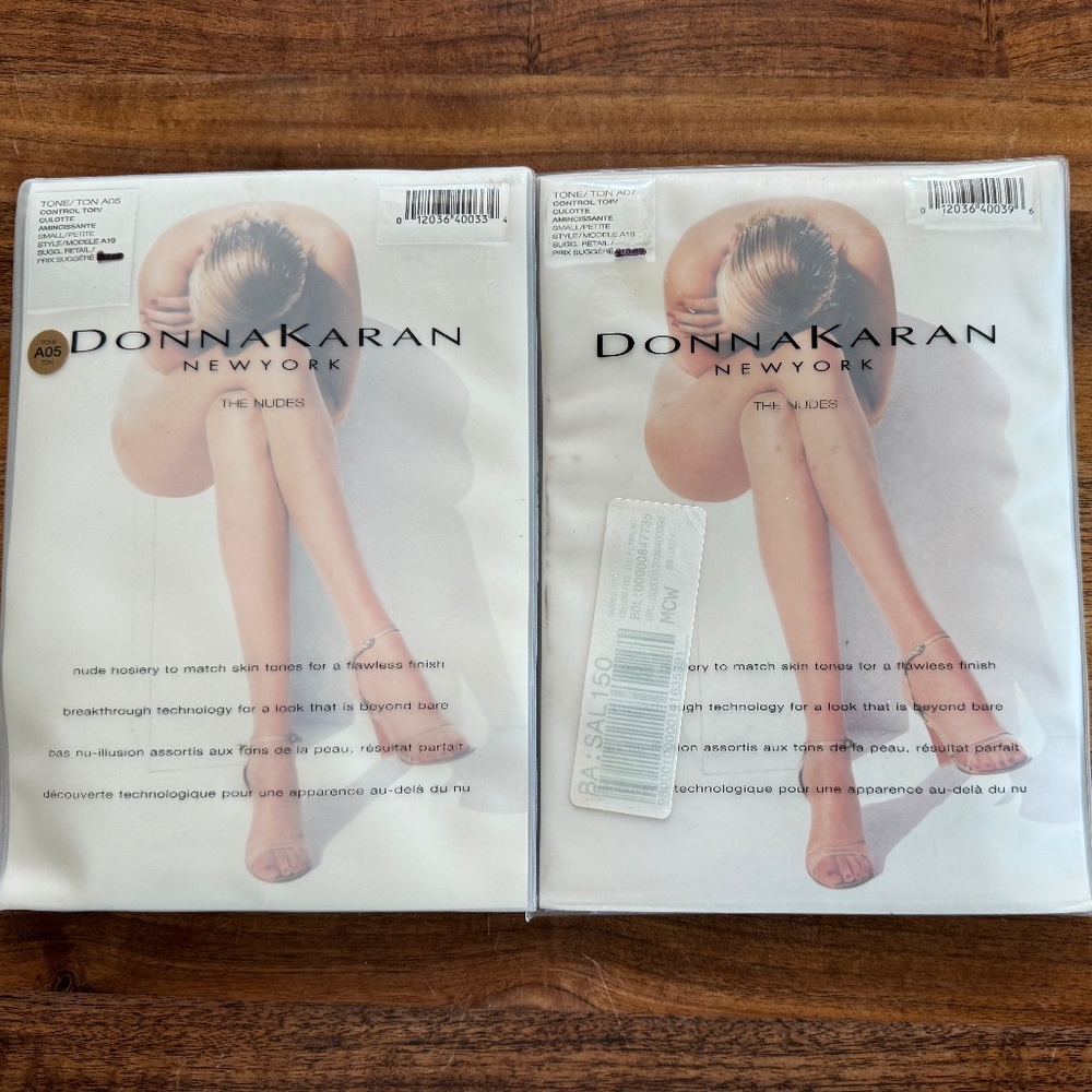 1 Lot of 2 Pairs, Donna Karan New York, The Nudes Collection, S/P